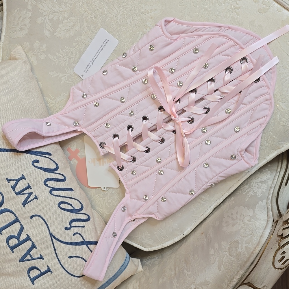 NWT Selkie The Baby Soft Cushion Corset XXS Pink - Picture 3 of 13